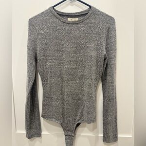 Madewell Heather Gray Knit Top